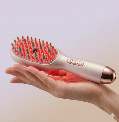 GrowGlow מברשת 4 ב-1 לשיקום השיער